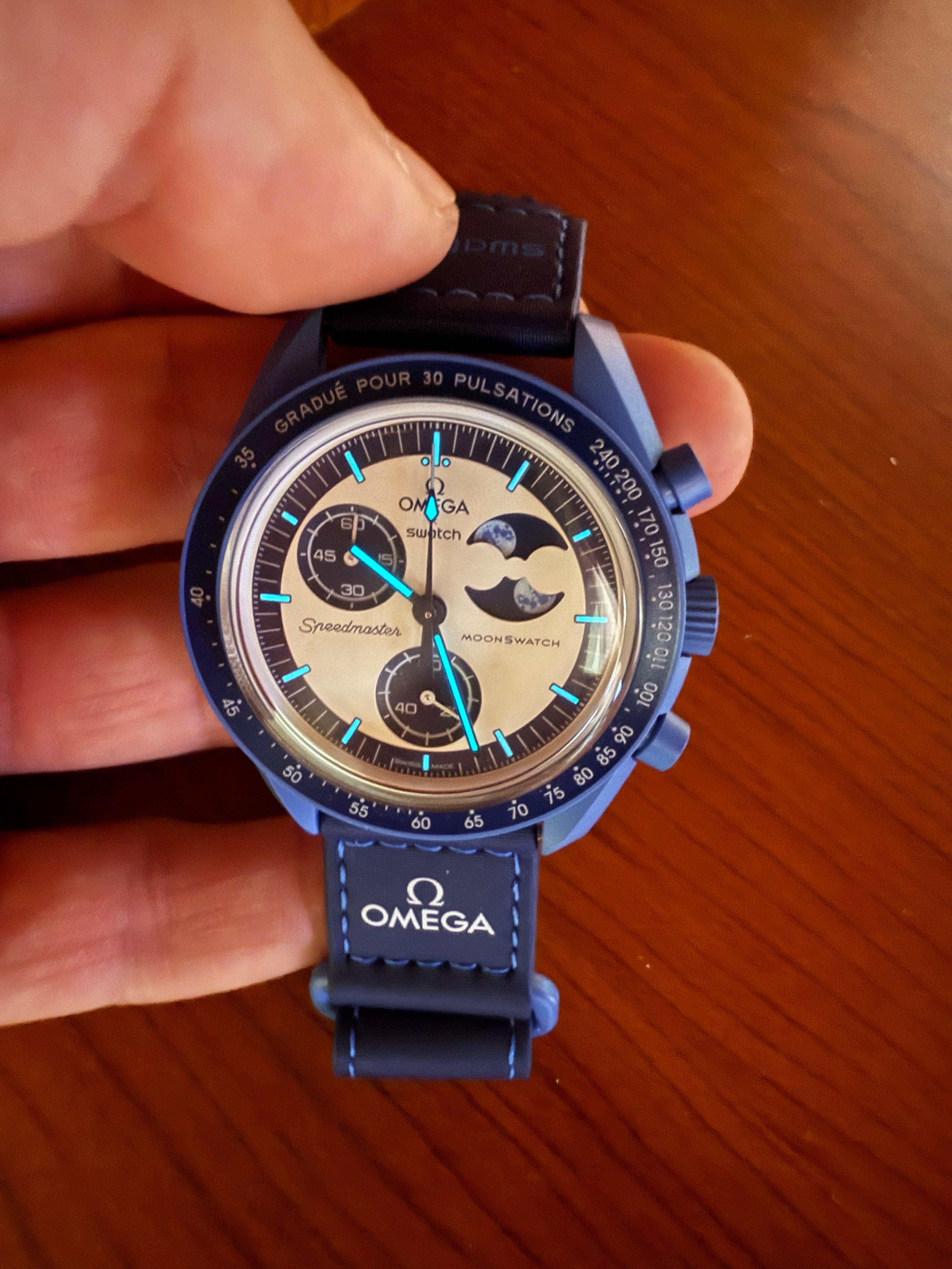 SwatchXOmega Bioceramic MoonSwatch Mission to the Super Blue Moonphase