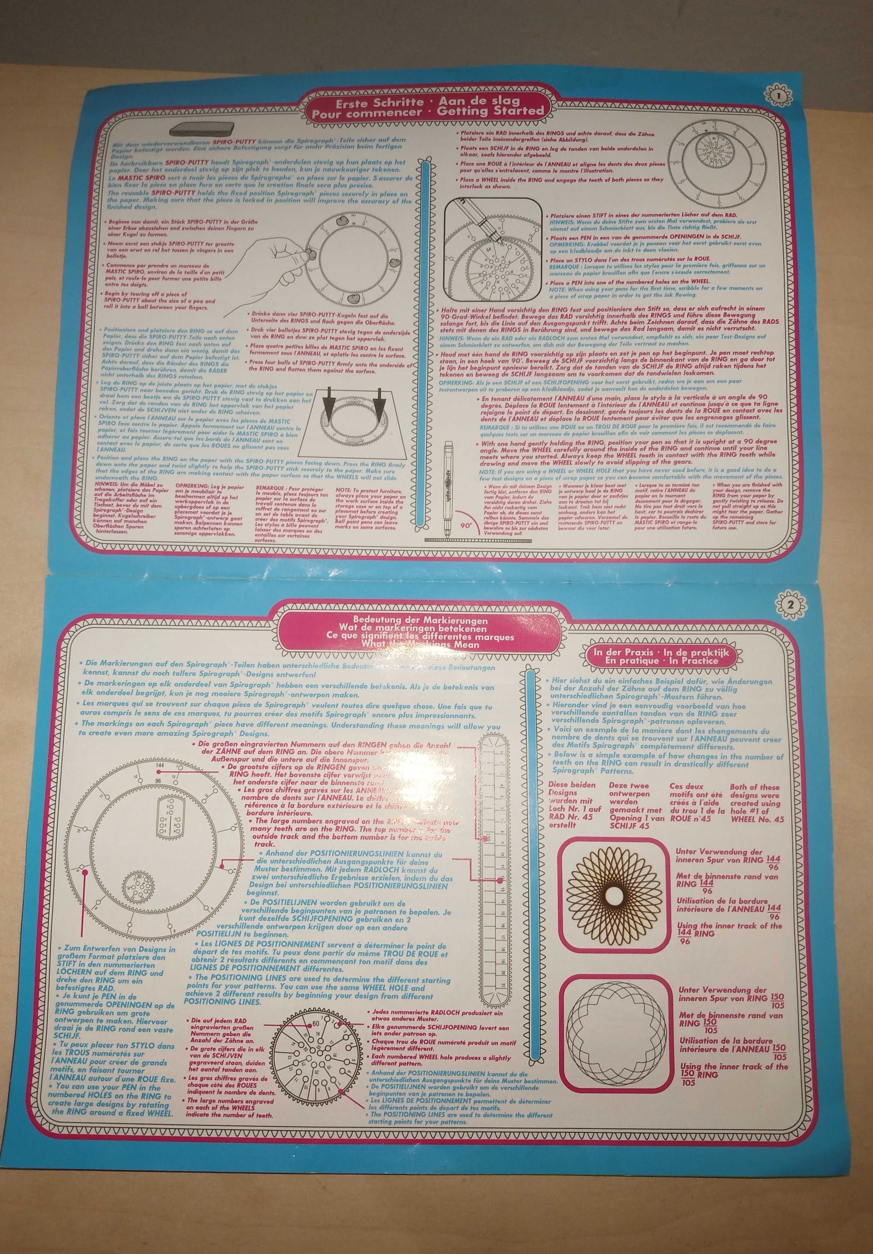 Спирографи (Hasbro The Original Spirograph и 1 друг)