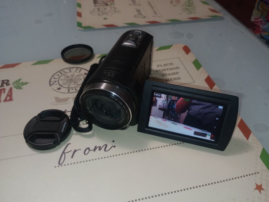 HandyCam Sony, GPS, SteadyShot, LCD tactil, Full HD, senzor Exmor E