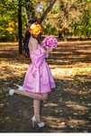 Rochie roz impecabila