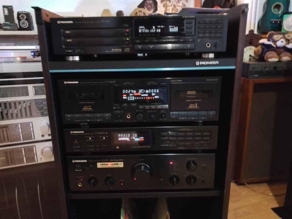 Amplificator Pioneer A 505 r/  Cd Player Pioneer, Deck Pioneer , Rack