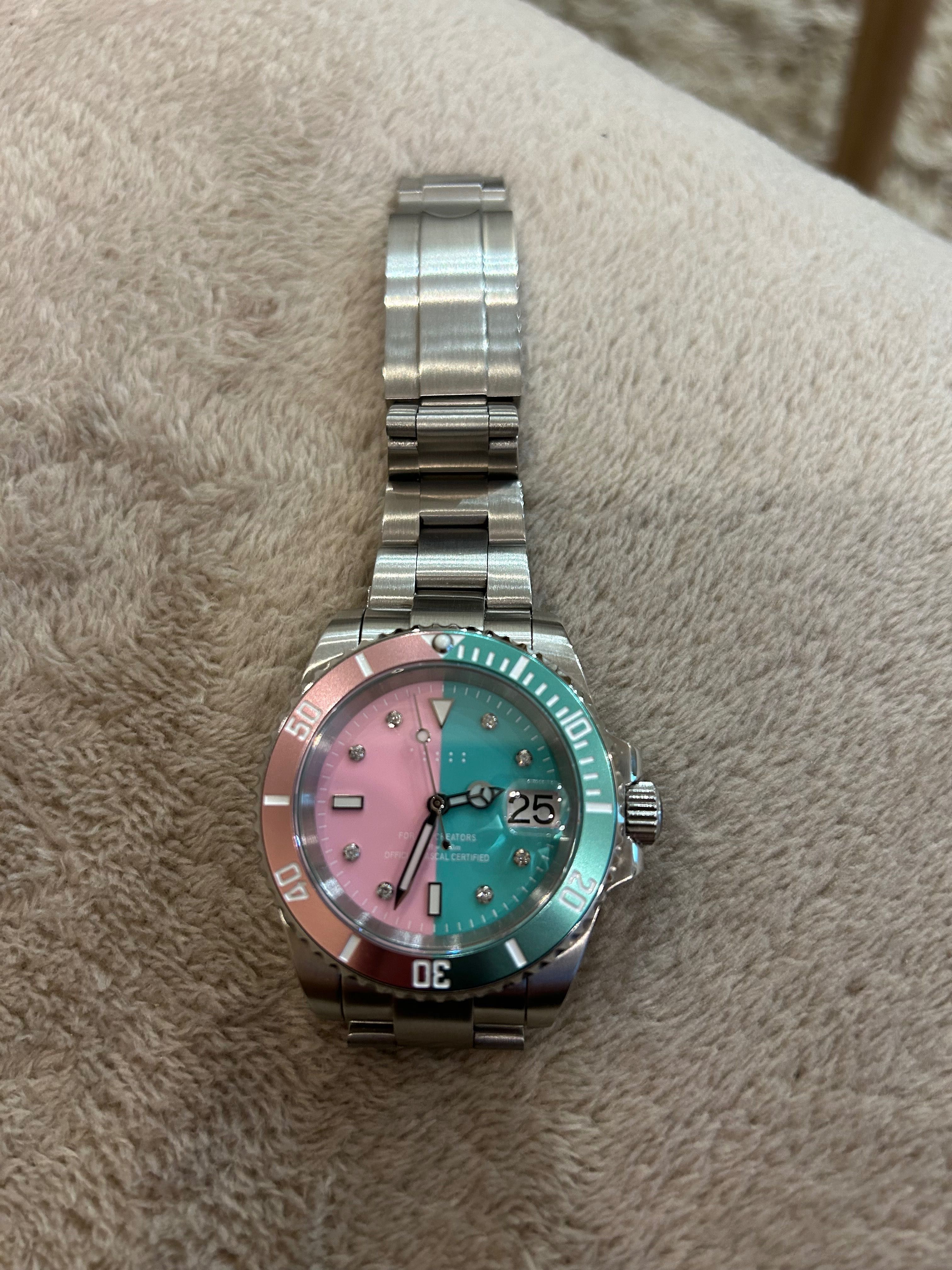 Елегантен дамски часовник Pascal Royal Diamond Watch Candy