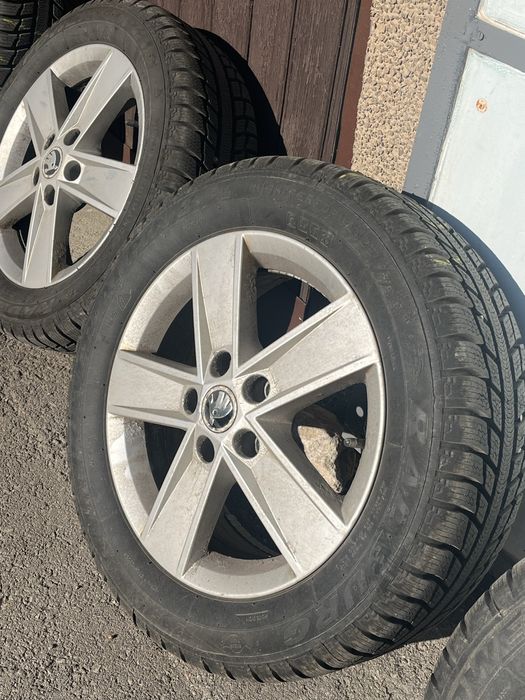 Оригинални джанти Skoda с гуми Radburg Power Alpin 205/55R16 DOT 2024