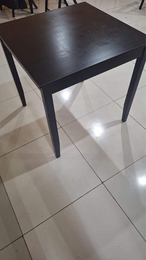 Продается Стол ЛЕРХАМН 74x74 см черно-коричневый ИКЕА, IKEA