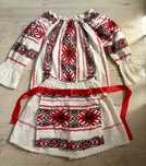 Costum traditional fetite, 4-5 ani