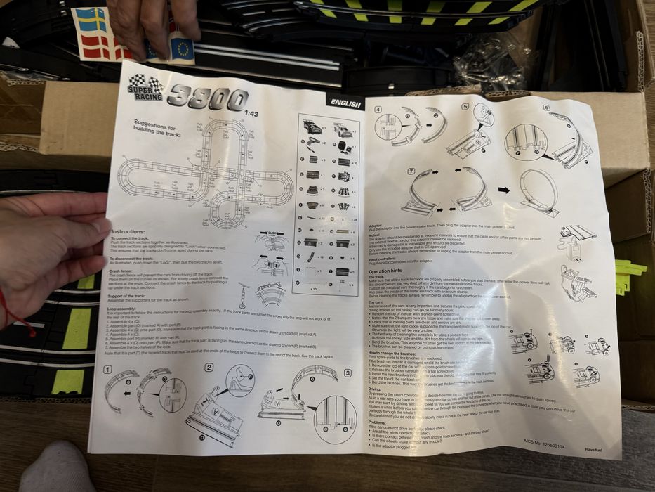Голяма писта с колички Super Racing 3800