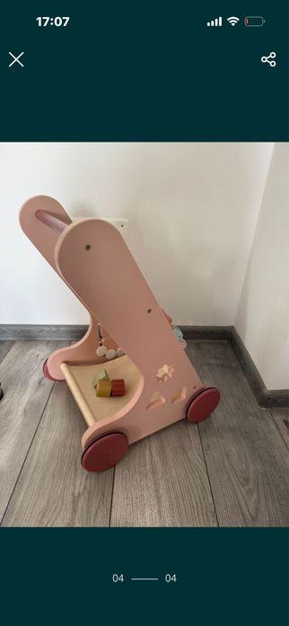 Antemergator lemn bebe