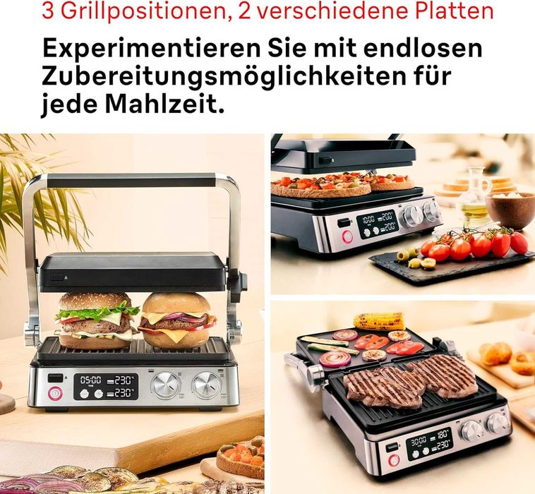 ПРОМО Нов 2г Гаранция Грил Скара BRAUN MultiGrill 7 CG 7040, 2000 W