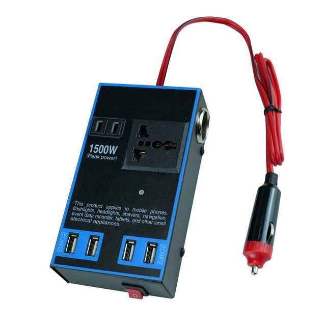 Invertor auto 12V-220V, 200W