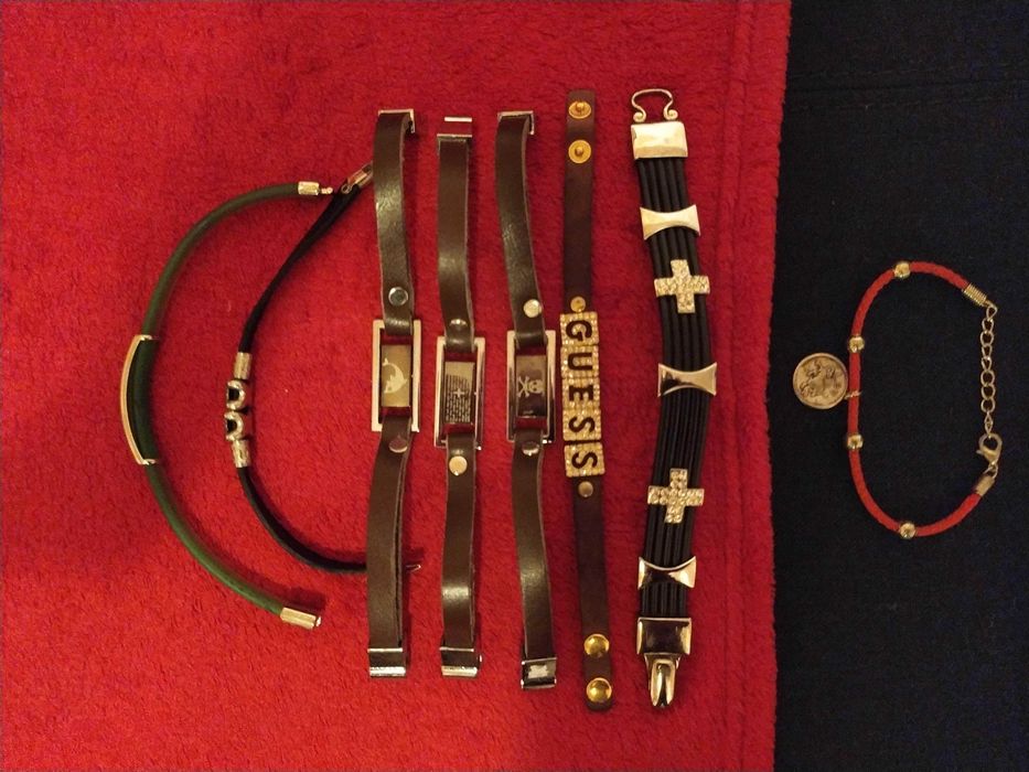 Lot Bratari, piele naturala, silicon, Guess, etc