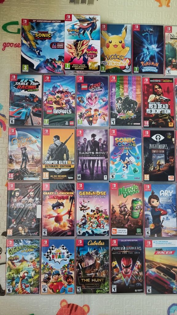 Распродажа Nintendo switch игры