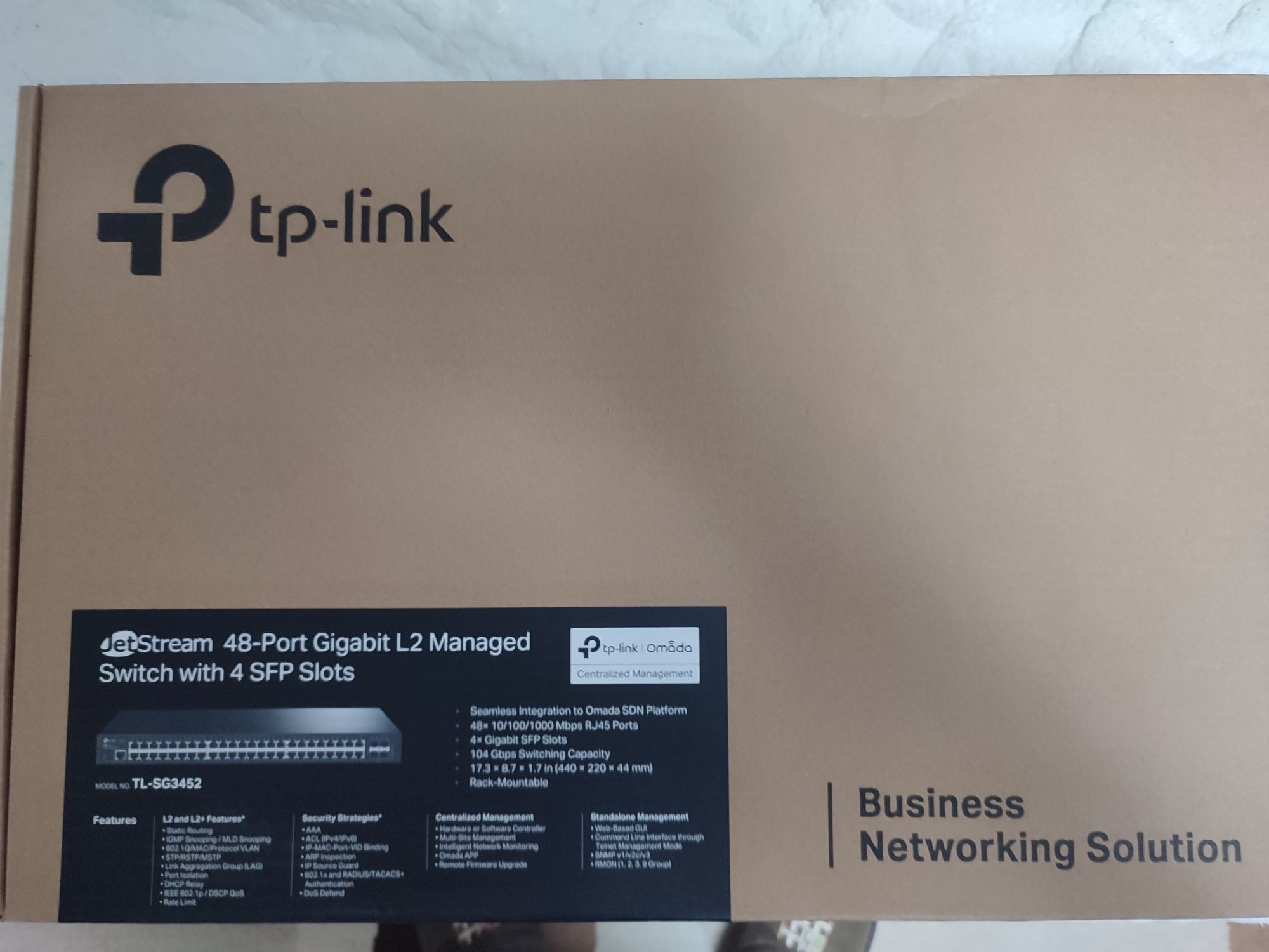 Управляемый коммутатор 2 уровня tp-link 48 портов