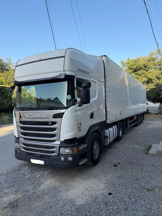 SCANIA + SCHMITZ рефрижератор сотилади