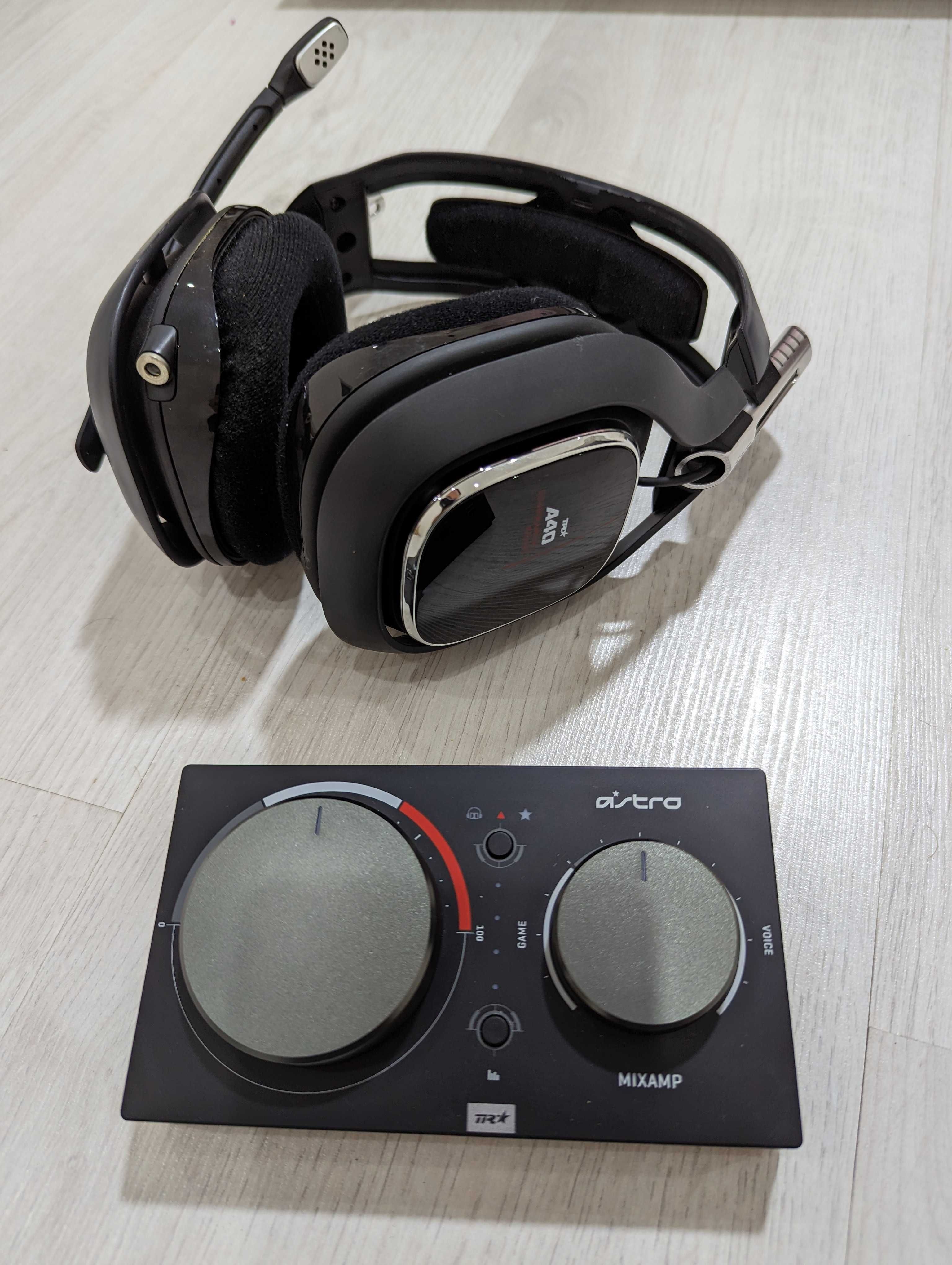 ASTRO A40 TR + MixAmp Pro профессиональные наушники для стримеров