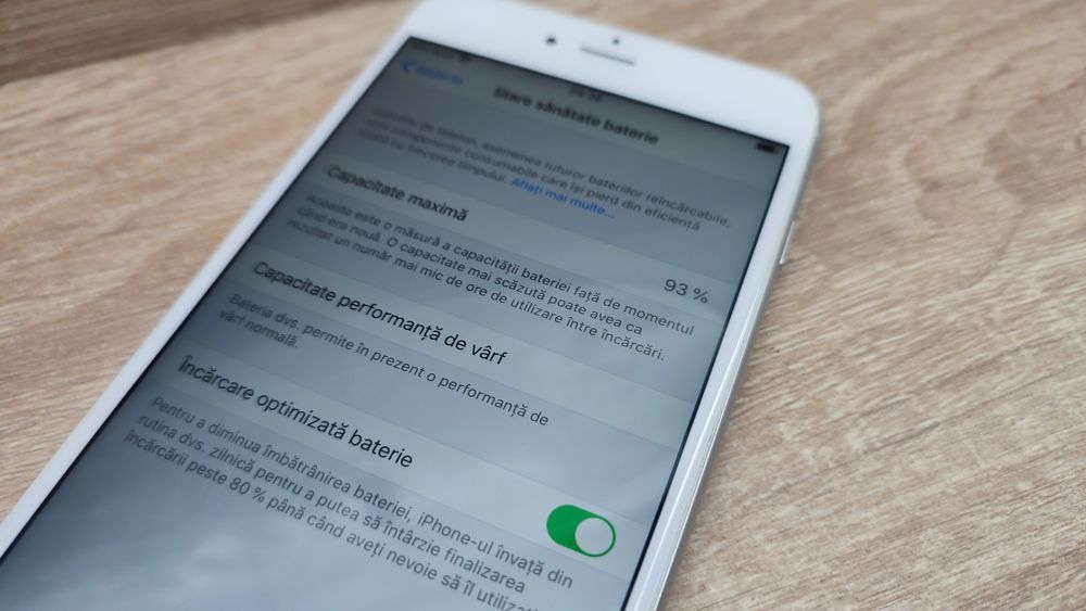 iPhone 6s Plus 64Gb White Sanatate baterie 93% Impecabil