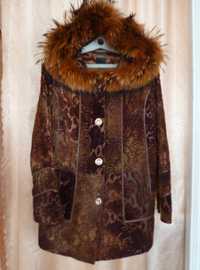 Куртка кожаная мягкая весна-осень.Германия 48-50р.