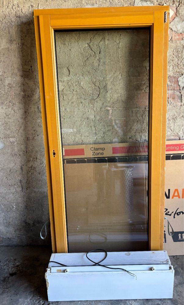 FEREASTRA LEMN ALU Termopan geam casa cabana H 126 x L 295 Germania B2