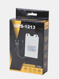 Mini UPS выход 12V-13V 2A ИБП для роутеров и камери Powerbank UPS-1213