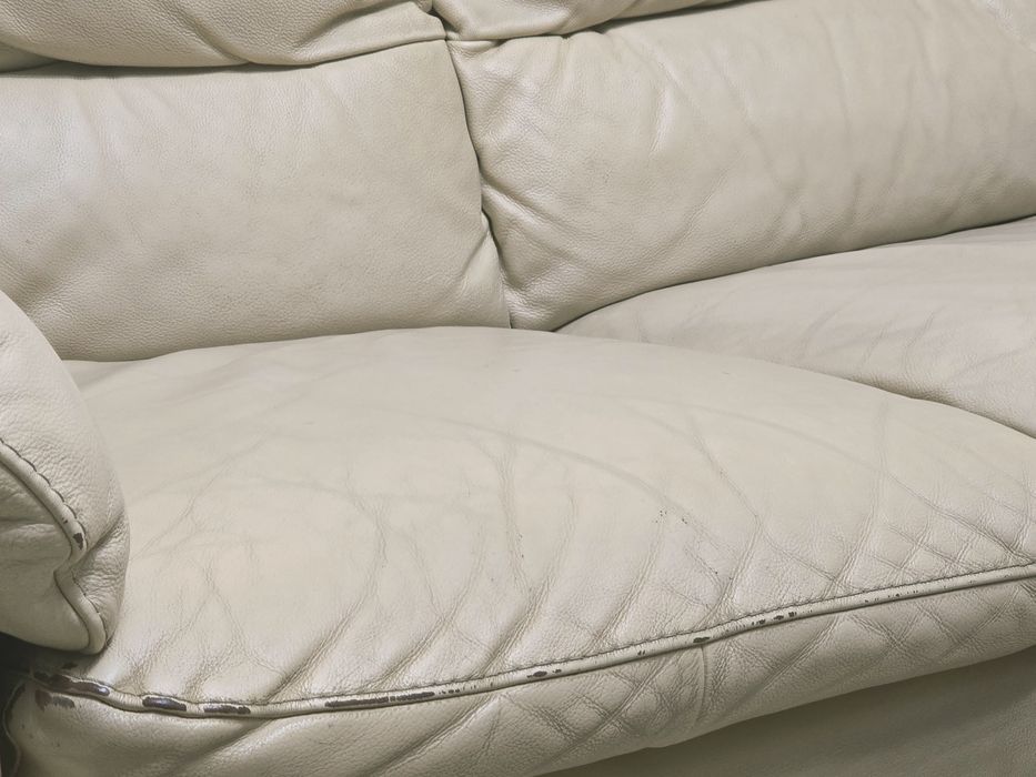 Pat extensibil și fotoliu piele naturală MobExpert