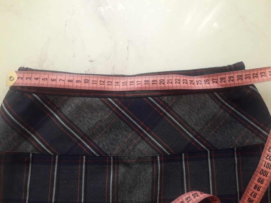 Школьная юбка в клетку