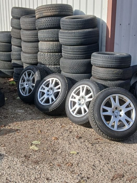 Vând jante ORIGINALE Mercedes R17+ CAUCIUCURI iarnă