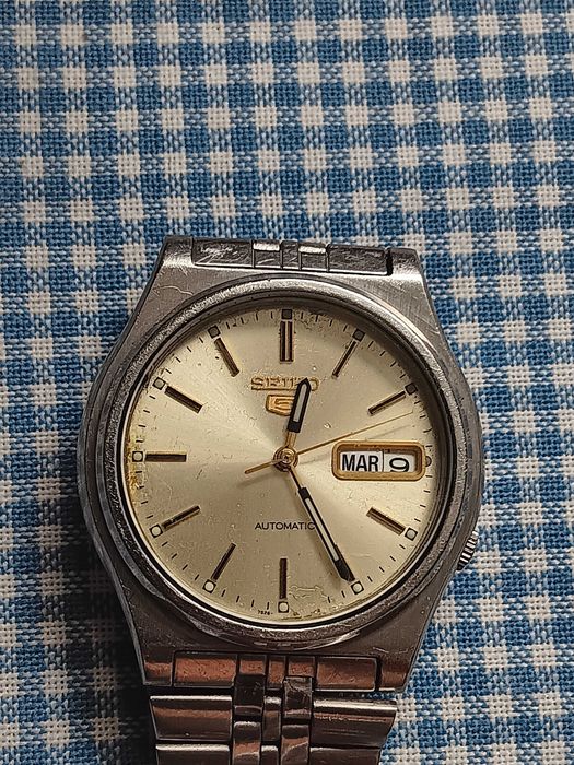 Ceas automatic Seiko 5, model vechi,functional, complet Original