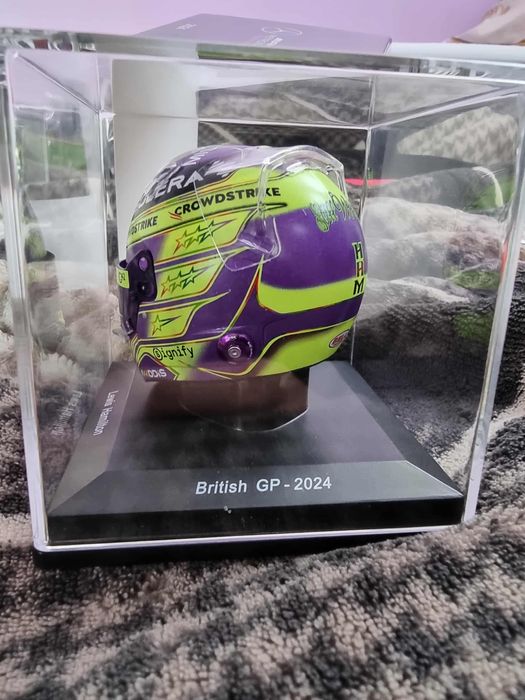 Lewis Hamilton helmet spark 1:5 2024 season helmet