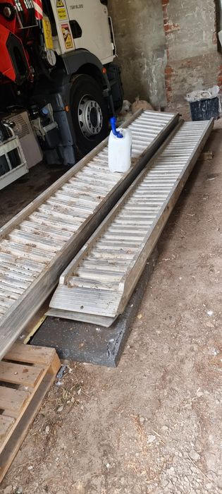 Rampe aluminiu pentru excavator