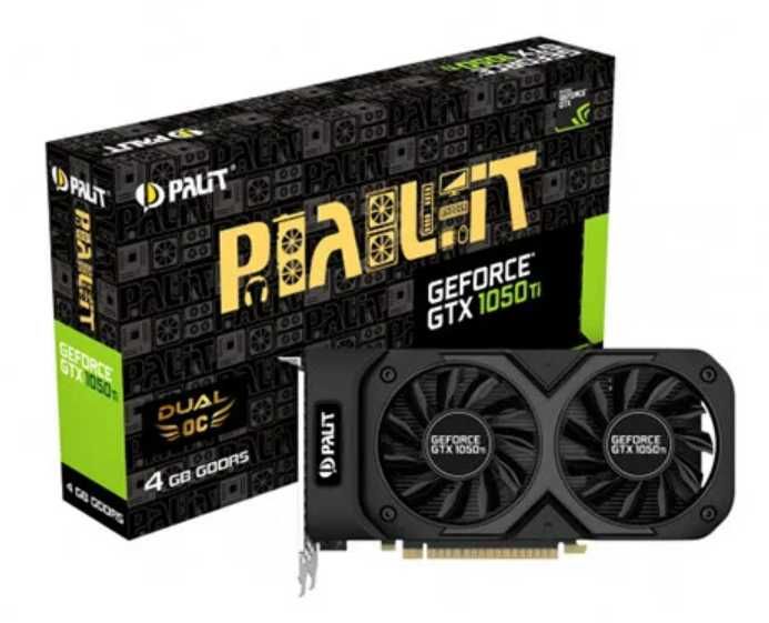 Видеокарта PALIT GeForce GTX 1050ti DUAL 4096M GDDR5 128bit