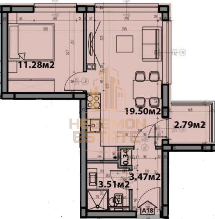 Продава се Двустаен апартамент в Варна, Виница - 58 кв.м за 1532 €/кв.м - Снимка #1