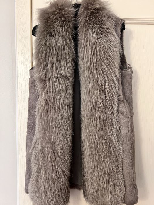 Меховая жилетка Италия