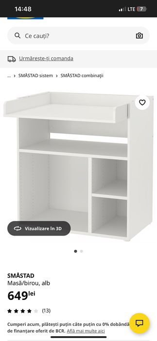 Vand patut bebe (+ saltea ) si masa de infasat