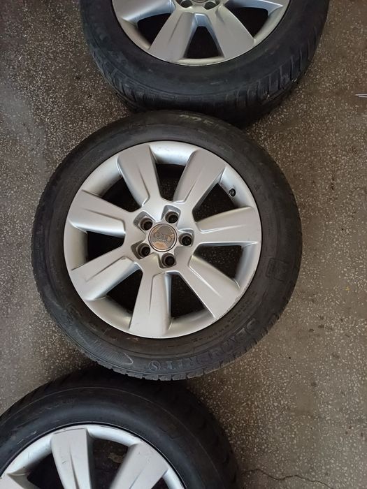 Jante cu anvelope iarna audi 225/55 R 17 distanta 5x112