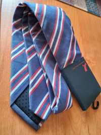 Вратовръзка Dressmann, Райе червено синя