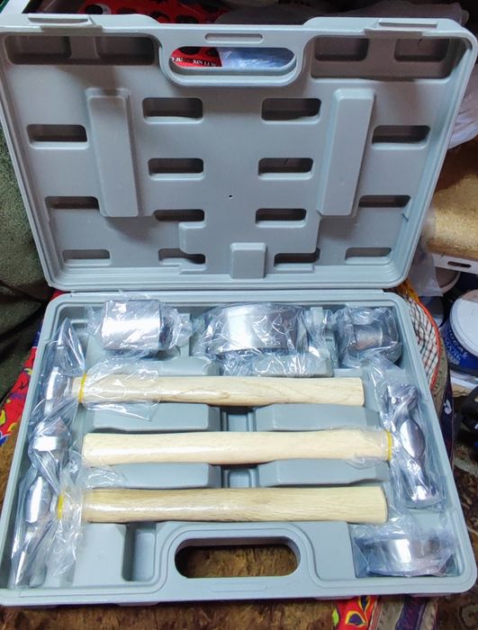 Набор рихтовочных костоправных  молотков 7 предметов.