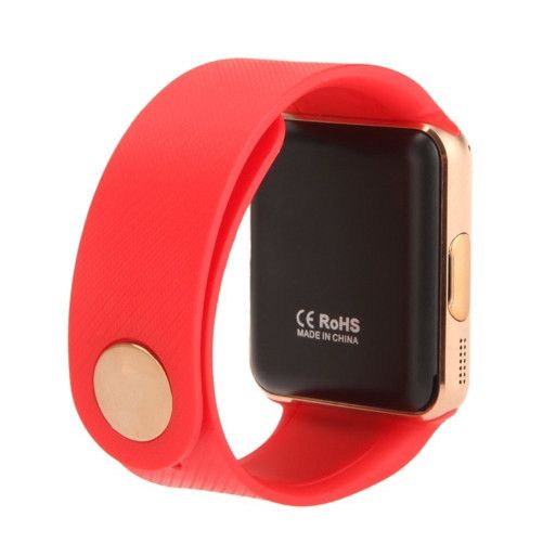 Ceas Smartwatch cu Telefon iUni GT08, Bluetooth, 1.3 MP, Red