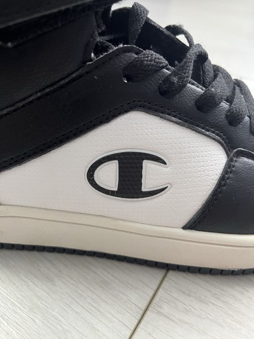 Adidași Champion mid alb-negru, noi, mărimea 40