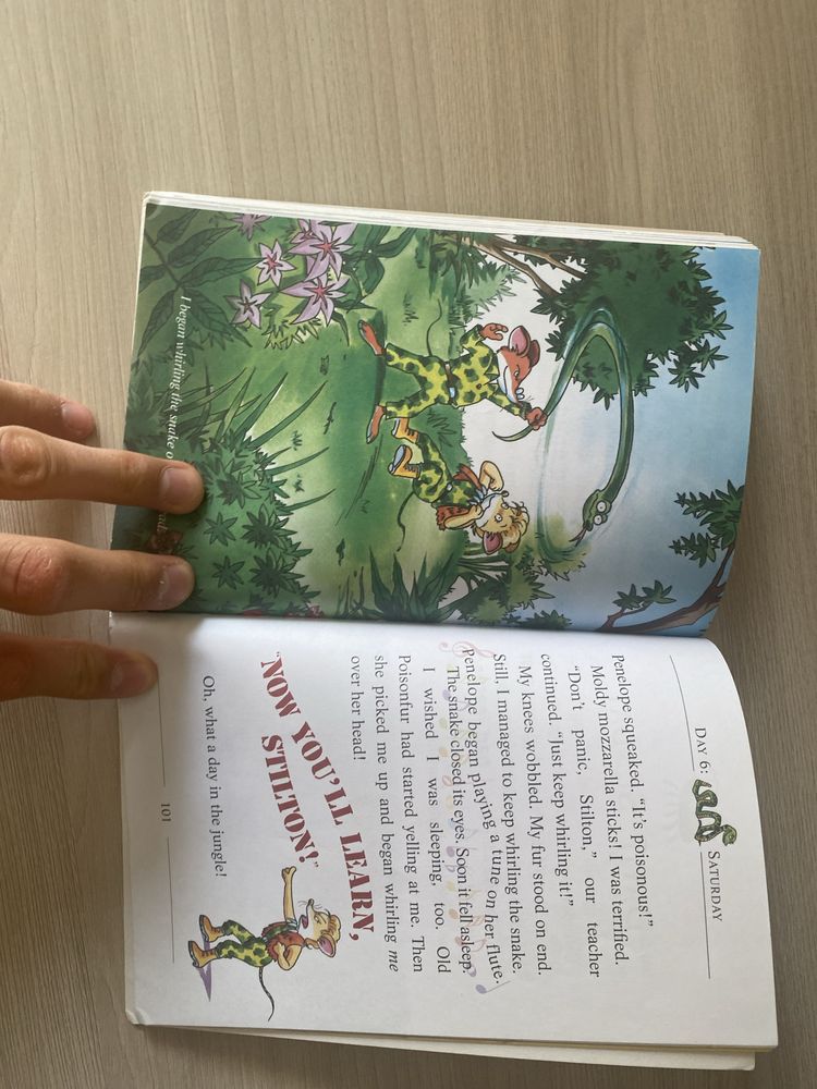Детская книга Geronimo Stilton “Four Mice Deep In The Jungle”