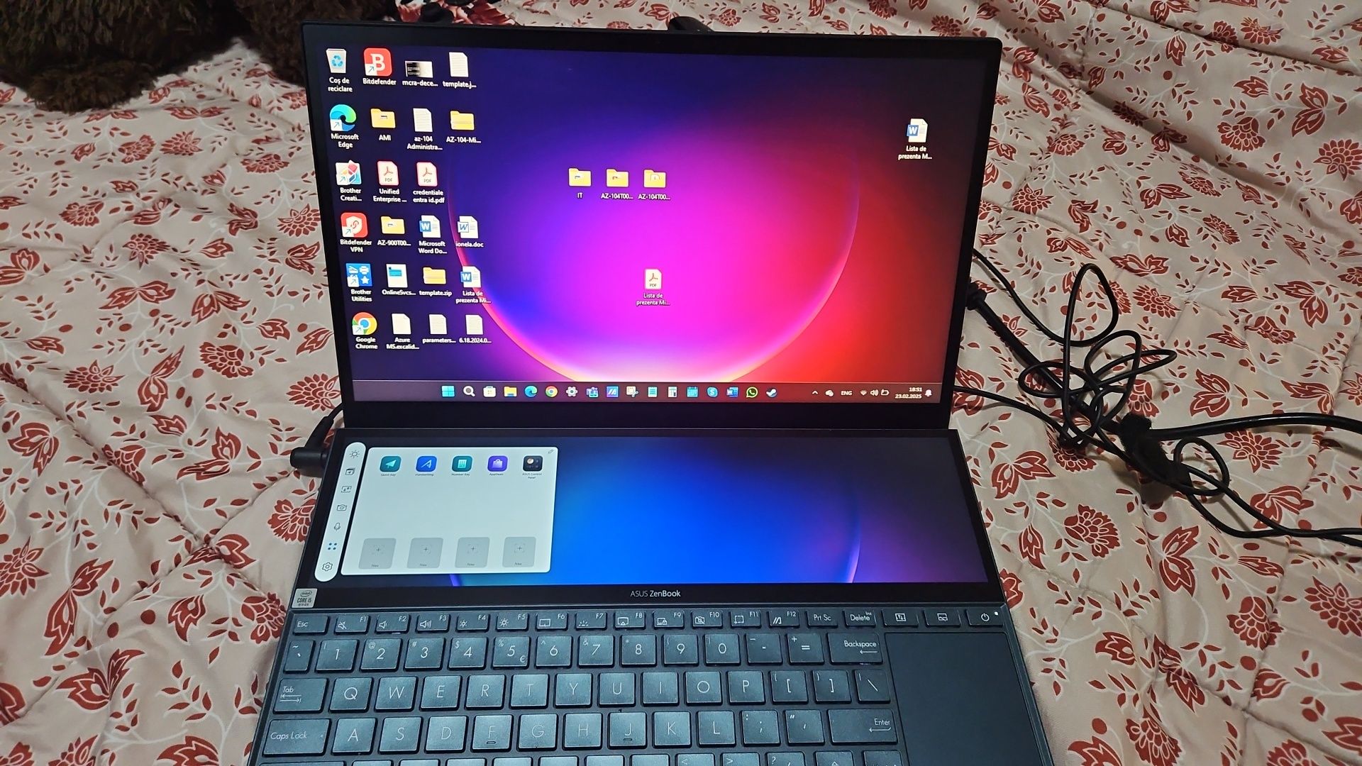 asus zenbook duo ux481 14' 16 gb i5 2 ecrane touch
