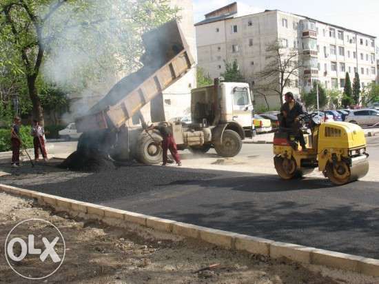 Amenajam drumuri, asfalt, beton, frezat de asfalt, piatra sparta