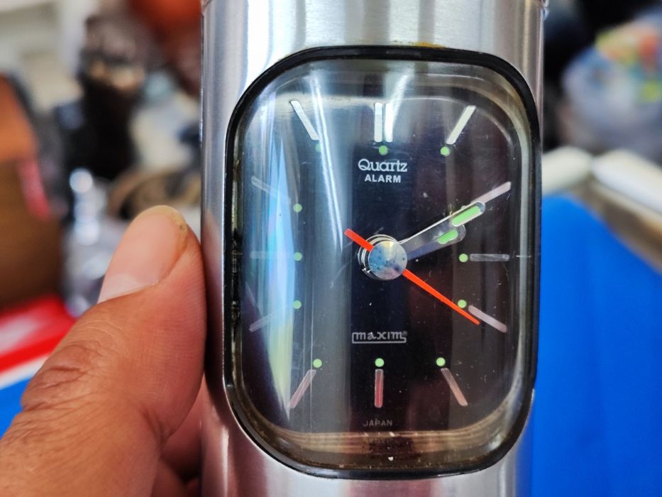 Настолна запалка с часовник Maxim 4000