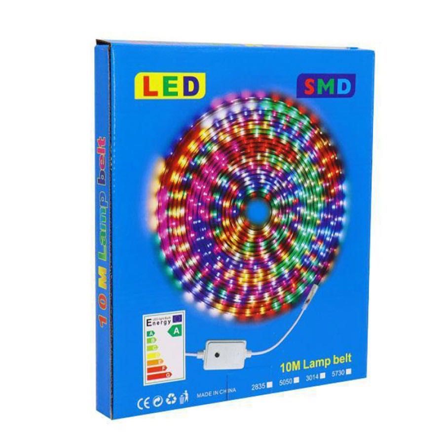 Светещ RGB LED маркуч / лента SMD - 10 метра за украса осветление