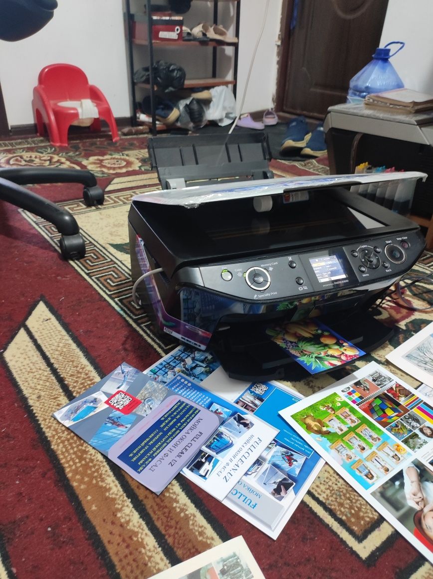 Epson Rx 610 trivadnom-kopiya skanerli 6 ta rangli printr. Dyuzi 100%