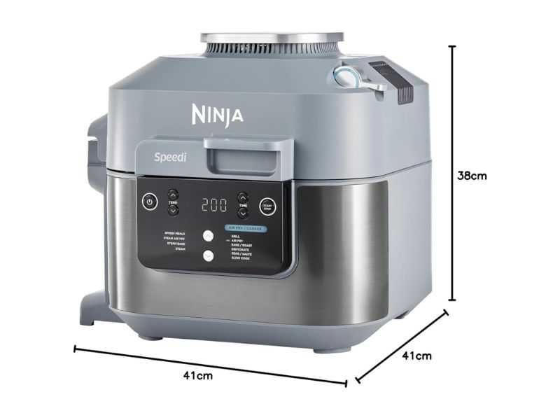 10 в 1 Мултикукър и Еър Фрайър Ninja Speedi ON400EU, 5.7L