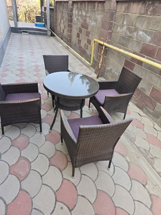 Для кафе плетеная мебель