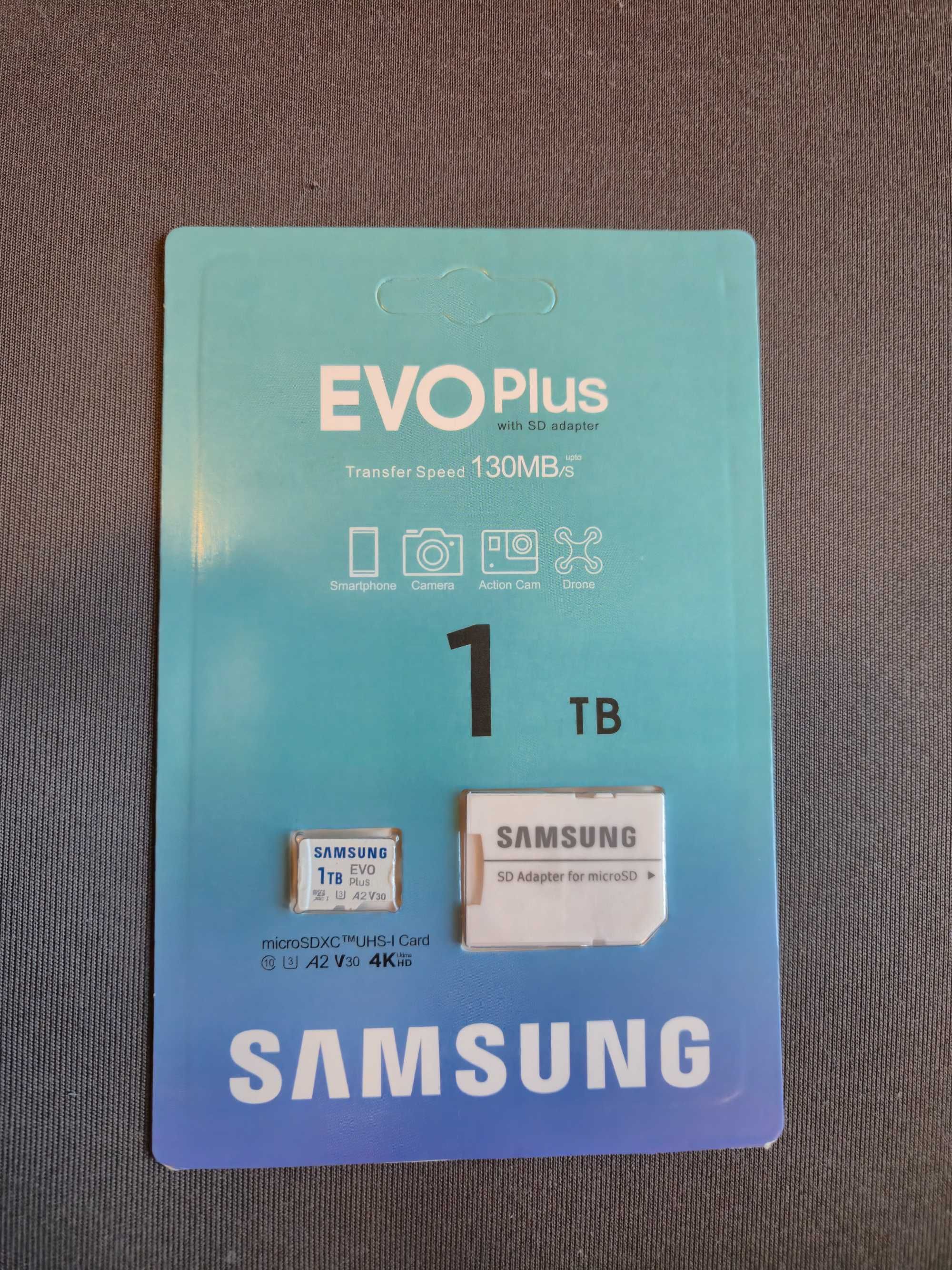 Карта памет Samsung 1TB micro SD Card EVO Plus with Adapter