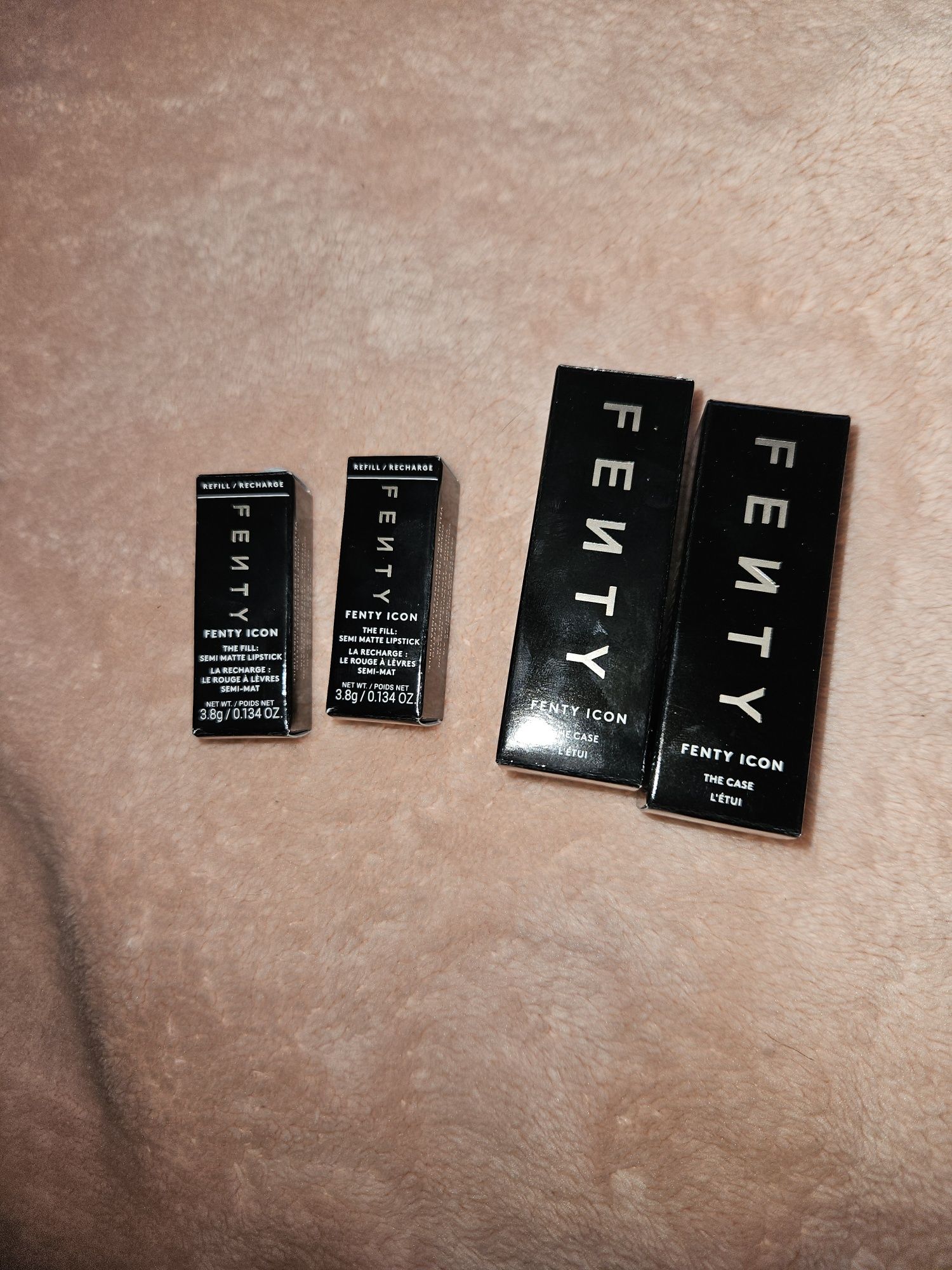 Fenty Icon semi Matte Lipstick and case