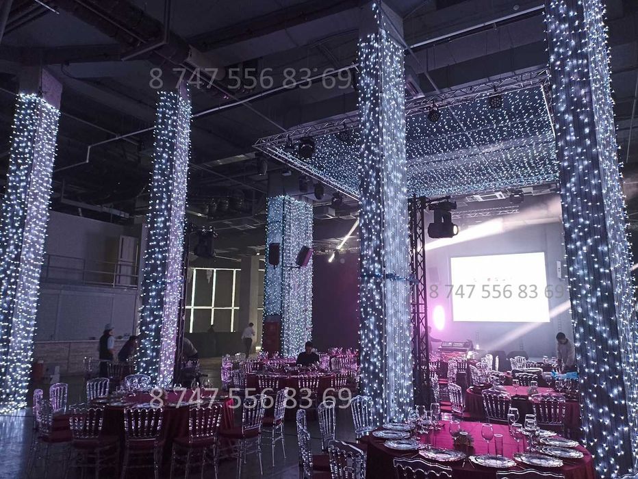 Декоративное световое оформление кафе, ресторанов, кофеен и магазинов