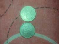 2 monede 20 Stotinki din anul 1999
