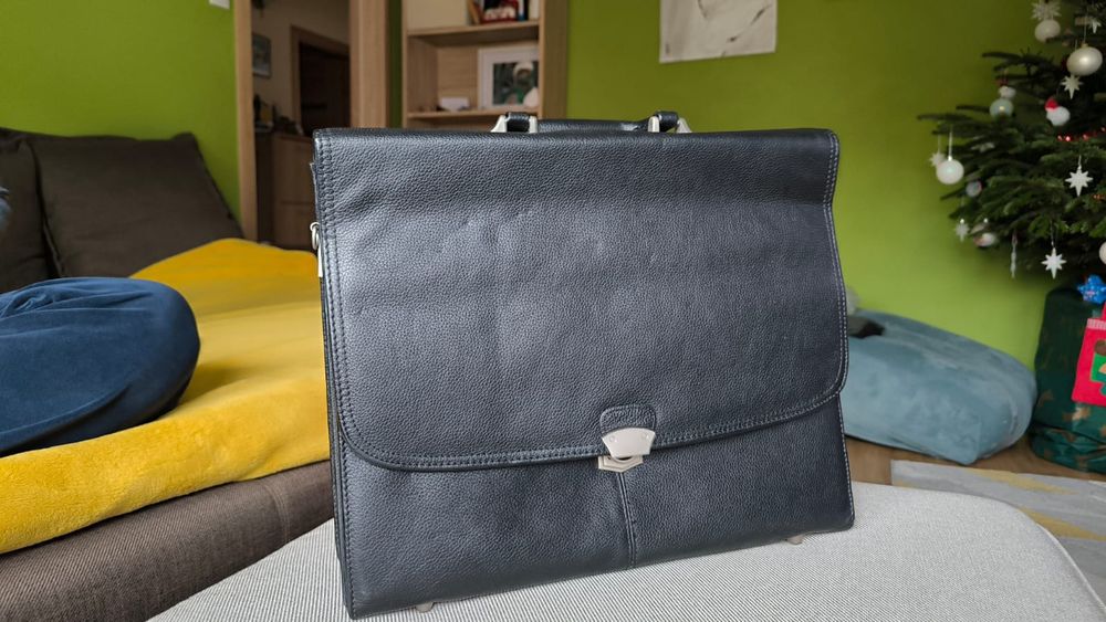 Geanta piele documente